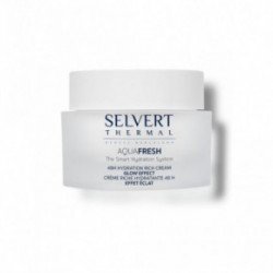Selvert Thermal 48h Hydration Rich Cream Glow Effect Drėkinamasis kremas 50ml