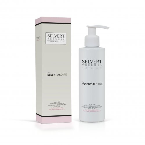 Selvert Thermal All-in-One Nourishing Cleansing Oil For Normal & Dry Skin Švelnus aliejinis prausiklis sausai, normaliai ir brandžiai odai 200ml