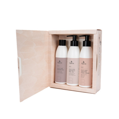 Naturys Body Silky Skin Box Švelnios odos rinkinys kūnui Rinkinys