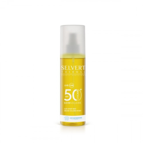 Selvert Thermal Sun Care Sun Sport Mist SPF50+ Apsauginė bealiejė dulksna kūnui SPF50+ 200ml