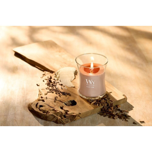 WoodWick Patchouli Creme Candle Žvakė Medium