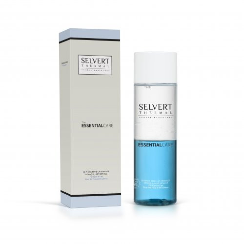Selvert Thermal Bi-phase Make-up Remover For Eyes & Lips Dvifazis makiažo valiklis su rugiagėlių ekstraktu 200ml