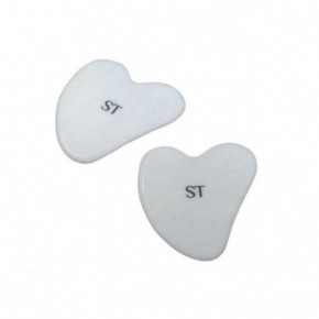 Selvert Thermal Jade Gua Sha Massage Stone Nefrito akmens GUA SHA plokštelės 2vnt