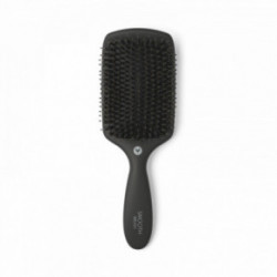 HH Simonsen Paddle Smooth Brush Plaukų šepetys su natūraliais šereliais Black