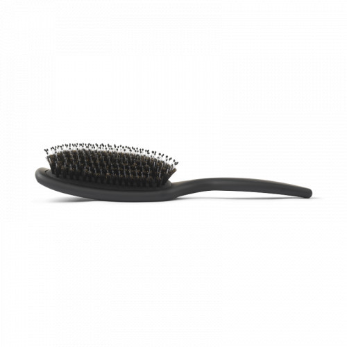 HH Simonsen Paddle Smooth Brush Plaukų šepetys su natūraliais šereliais Black