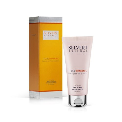 Selvert Thermal +Pure Vitamin-C Peel Off Mask Revitalizuojamoji kaukė su vitaminu C 100ml