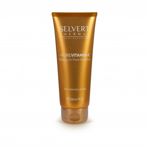 Selvert Thermal +PURE Vitamin -c Vitalizing Body Scrub Revitalizuojamasis šveitiklis kūnui su vitaminu C 200ml