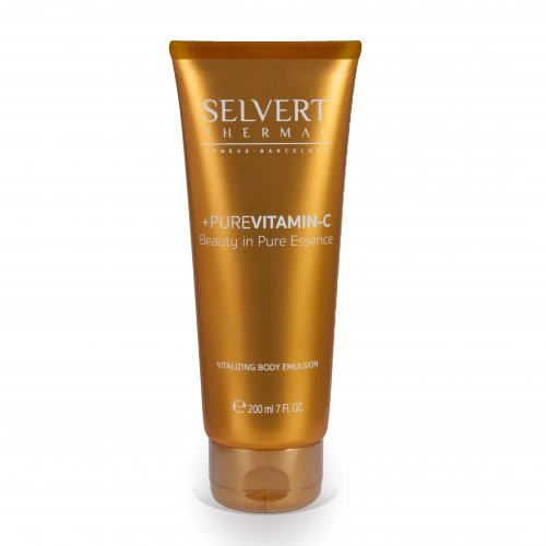 Selvert Thermal +Pure Vitamin-c Vitalizing Body Emulsion Revitalizuojamoji emulsija kūnui su vitaminu C 200ml
