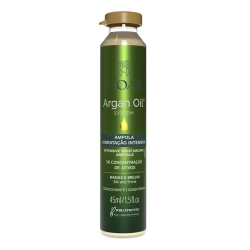 Inoar Argan Oil Ampola Plaukų ampulė su argano aliejumi 45ml