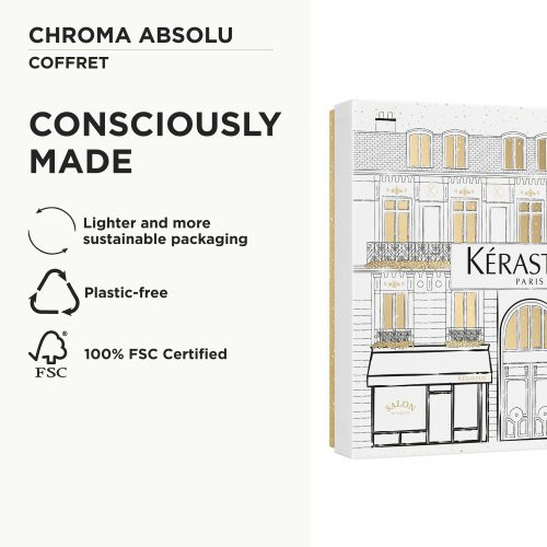 Kérastase Chroma Absolu Holiday Gift Set 2025 Drėkinamasis, apsauginis dažytų plaukų rinkinys