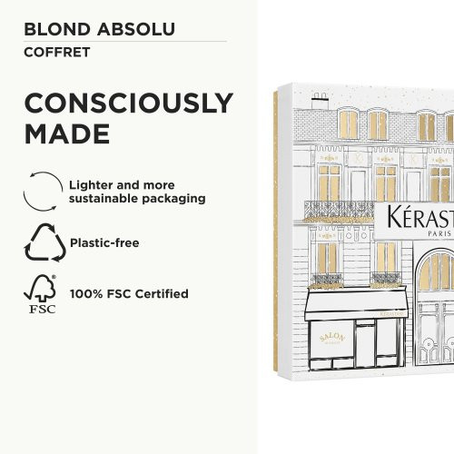 Kérastase Blond Holiday Gift Set 2025 Šviesintų plaukų priežiūros priemonių rinkinys