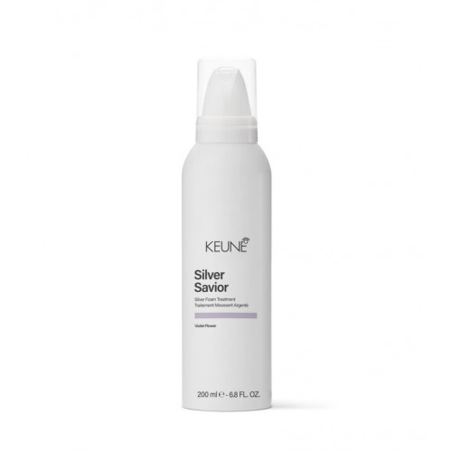 Keune Silver Savior Foam Treatment Kondicionuojančios putos šalto plaukų atspalvio išlaikymui 200ml