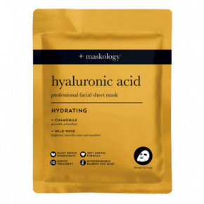 Maskology Hyaluronic Acid Professional Sheet Mask Lakštinė veido kaukė su hialuronu 22ml