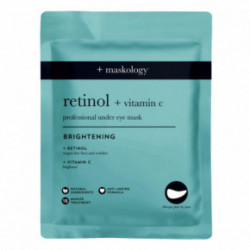 Maskology Retinol + Vitamin-C Professional Under Eye Mask Paakių kaukės 3 poros
