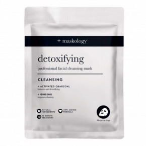 Maskology Detoxifying Professional Sheet Mask Valomoji veido kaukė 20ml