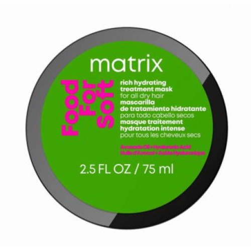 Matrix Food For Soft Hair Mask For Intense Hydration Intensyviai drėkinanti plaukų kaukė 500ml