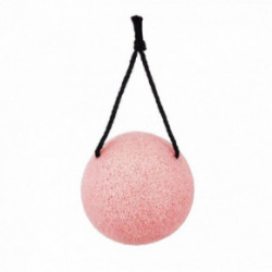Glov Konjac Facial Sponge With Pink Clay Veido kempinėlė Pink