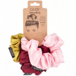 Glov Satin Scrunchie Satininės gumytės plaukams 3vnt