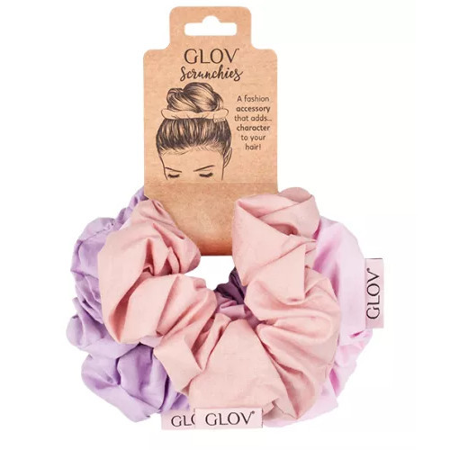 Glov Cotton Scrunchie Medvilninės gumytės plaukams 3vnt