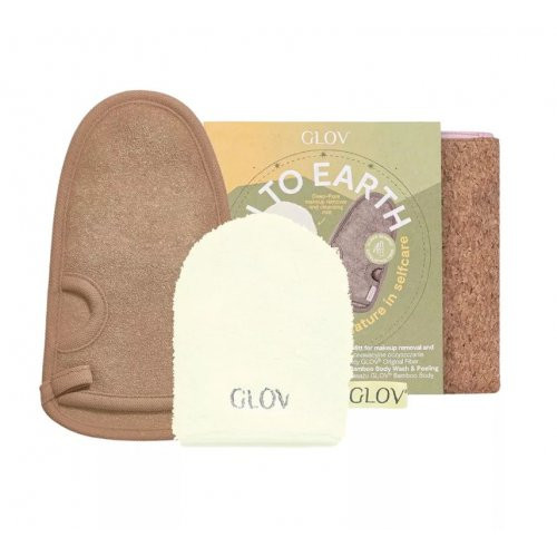 Glov Down to Earth Set Tvarus veido ir kūno priežiūros rinkinys 1 vnt.