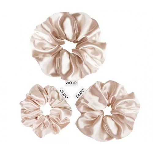 Glov Satin Scrunchie Satininės gumytės plaukams 3 vnt.