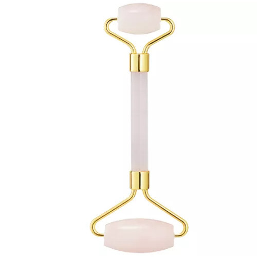 Glov Rose Quartz Face Roller Rožinio kvarco veido masažuoklis 1 vnt.