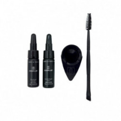 Didier Lab Hybrid Liquid Stain Brow & Lash Kit Antakių ir blakstienų dažymo rinkinys Black