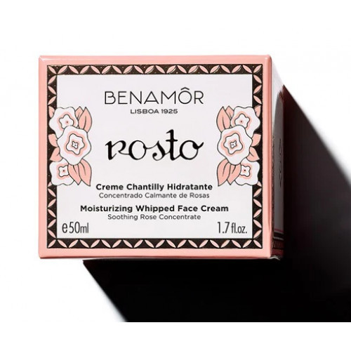 Benamor Rosto Moisturizing Whipped Face Cream Veido odą maitinantis ir drėkinantis kremas 50ml