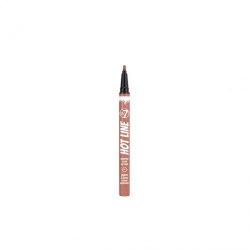 W7 Cosmetics Hot Line Plumping Liquid Lip Liner Putlinantis skystas lūpų kontūro pieštukas Pinky Swear