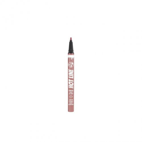 W7 Cosmetics Hot Line Plumping Liquid Lip Liner Putlinantis skystas lūpų kontūro pieštukas Pinky Swear