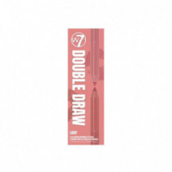 W7 Cosmetics Double Draw Lip Contour Duo Liners Lūpų kontūro pieštukų duetas Light