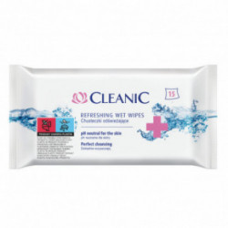 Cleanic Refreshing Wet Wipes Drėgnos servetėlės 15vnt