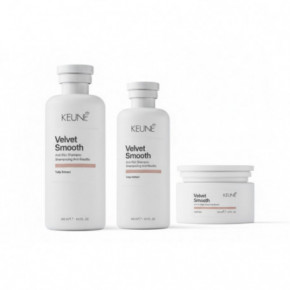 KlipShop Velvet Smooth Anti-Frizz Plaukų priežiūros rinkinys