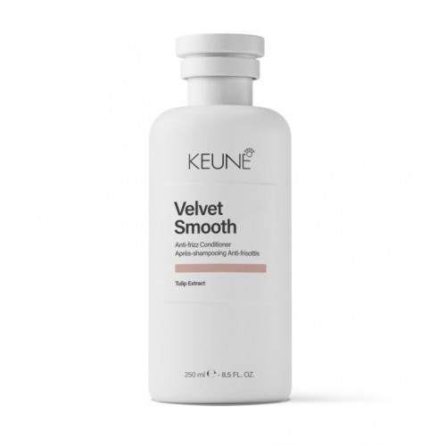 Keune Velvet Smooth Anti-Frizz Conditioner Glotninamasis plaukų kondicionierius 250ml