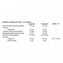 Ecosh Immuno Herb & Berry Maisto papildas imunitetui 60 kapsulių