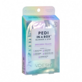 VOESH Pedi In A Box 5in1 Unicorn Glimmer Pēdu procedūra Komplekts