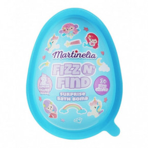 Martinelia Fizz N' Find Surprise Bath Bomb Vannas bumba bērniem ar pārsteigumu iekšā Blue