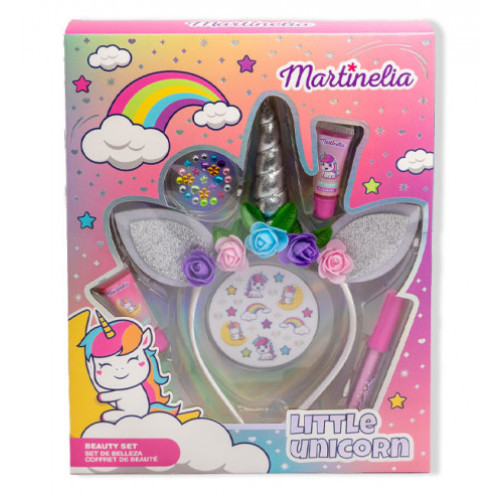 Martinelia LIittle Unicorn Hair & Beauty Set Vaikiškos kosmetikos komplektas Rinkinys