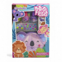 Martinelia Best Friends Nail & Tatto Set Grožio rinkinys vaikams Koala