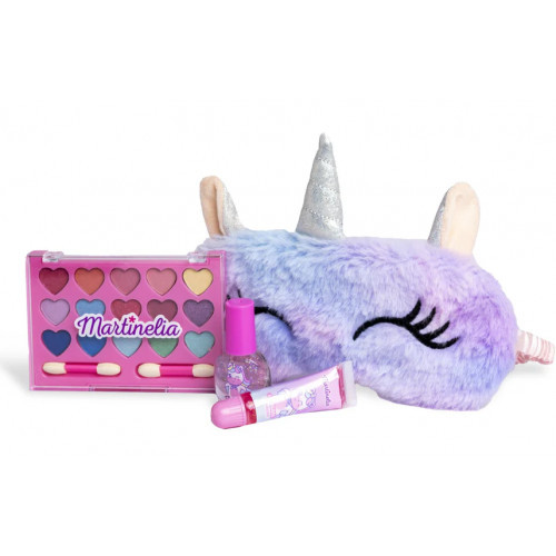 Martinelia Little Unicorn Makeup & Sleeping Mask Set Grožio rinkinys vaikams 1 vnt.