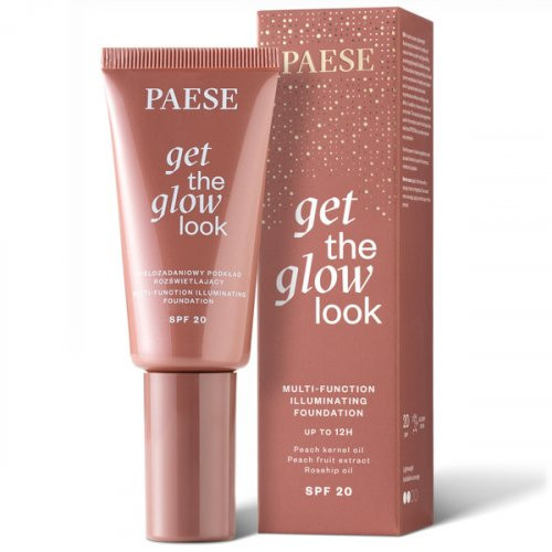 Paese Get The Glow Look Foundation SPF20 Daugiafunkcinis švytėjimą suteikiantis makiažo pagrindas 30ml