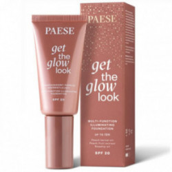 Paese Get The Glow Look Foundation SPF20 Daugiafunkcinis švytėjimą suteikiantis makiažo pagrindas 30ml