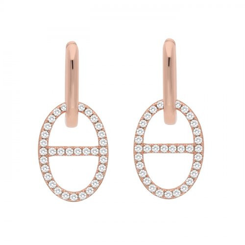 Nilly Sidabriniai auskarai su cirkoniais KS236790