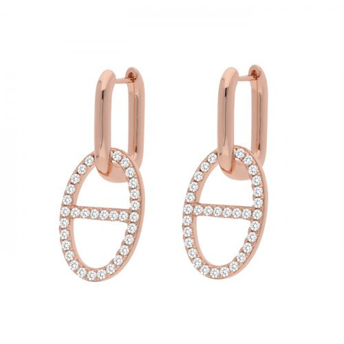 Nilly Sidabriniai auskarai su cirkoniais KS236790