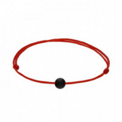 Nilly Raudona apyrankė su gintaru