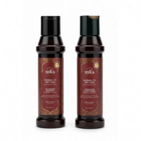 MKS eco Hydrate Conditioner & Nourish Shampoo Hair Travel Set Kelioninis plaukų priežiūros rinkinys