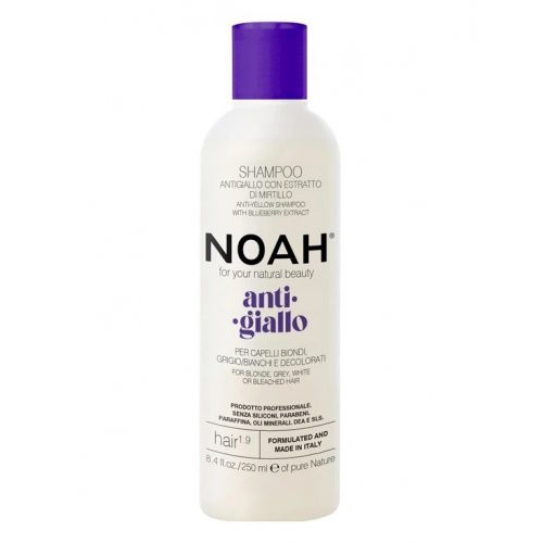 Noah 1.9 Anti-Yellow Shampoo Geltonus atspalvius neutralizuojantis šampūnas 250ml