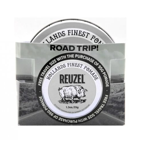 Reuzel Clay Pomade Road Trip Set Matinių, stiprios fiksacijos pomadų rinkinys 95g+35g