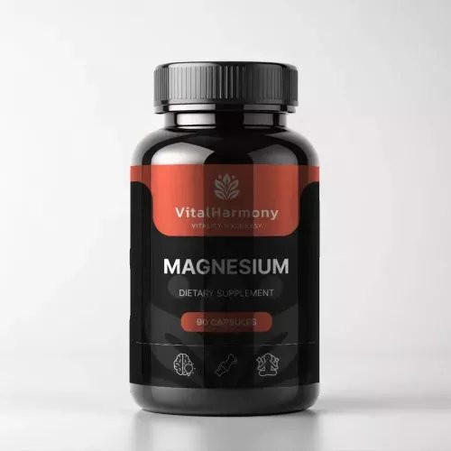 Vitalharmony Magnesium Citrate 800mg Magnio citratas 90 kapsulių