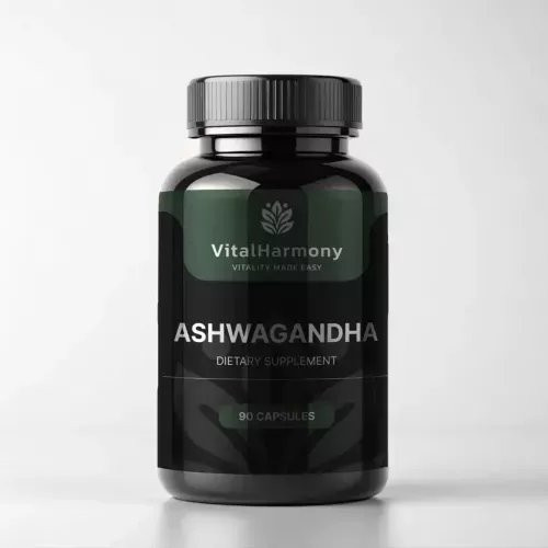 Vitalharmony Ashwagandha Maisto papildas Ašvaganda 90 kapsulių